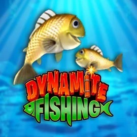 Dynamite Fishing slot logo by Inspired Gaming at Fatpirate CasinoDynamite Fishing