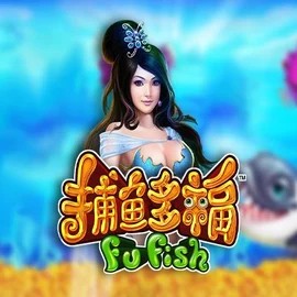 Fu Fish slot logo by Skywind Group at Fatpirate CasinoFu Fish