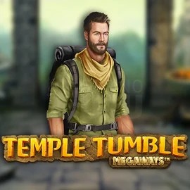 Logo of Temple Tumble Megaways from Relax Gaming at Fatpirate Casino