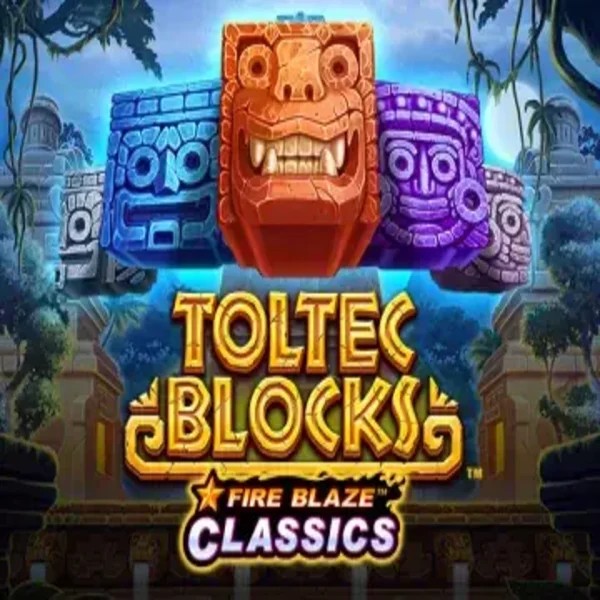 Logo of Fire Blaze: Toltec Blocks from Rarestone Gaming at Fatpirate Casino